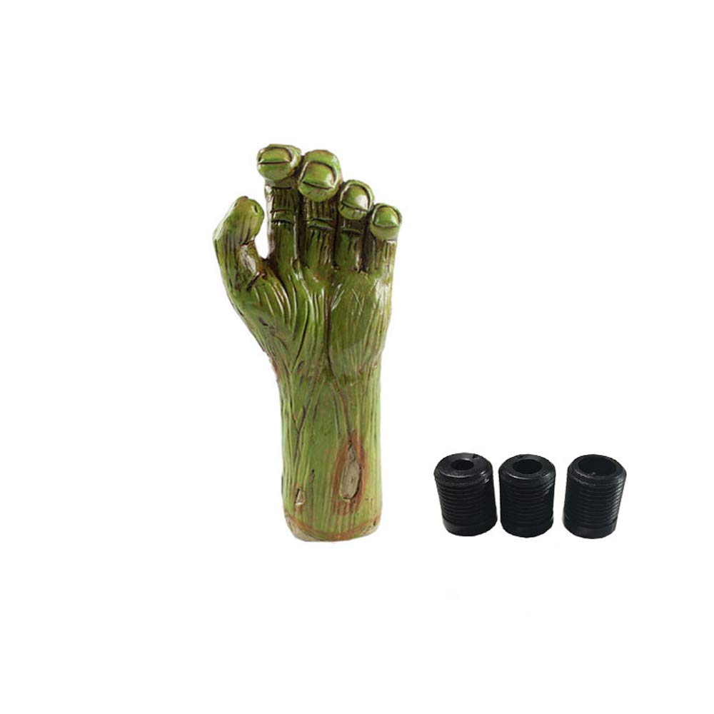 BAOQI Shift Knob Truck Universal Skull Style Car Truck Manual зелёный