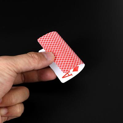 Durable Waterproof Playing Card Scrub PVC Plastic Texas Hold'em Large Font Smooth Poker Club Cards for All Poker Games