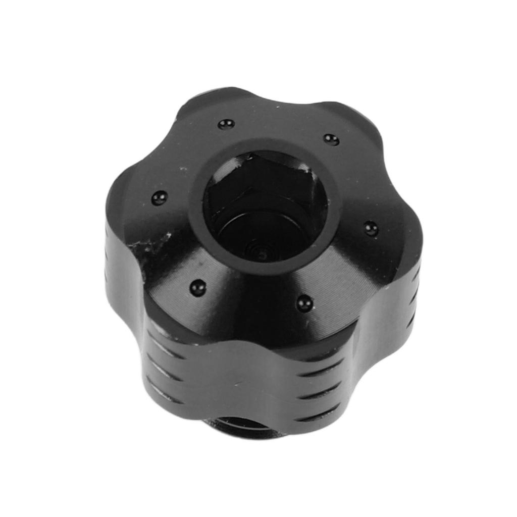 2 Pcs Motorcycle Rear View Mirror Hole Plug 10mm Reverse Thread Aluminium Alloy Mirror Hole Screws Bolts Black