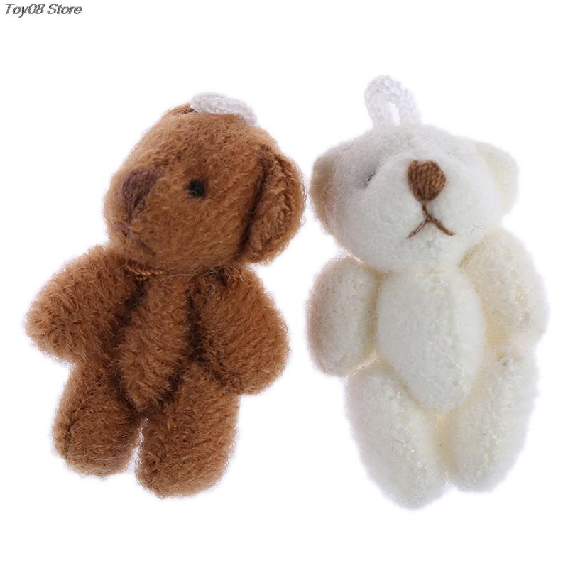 1Pcs 18*30Mm 1/12 Dollhouse Miniature Accessories Mini Bear Simulation Miniature Animal Model Furniture Toys Decoration