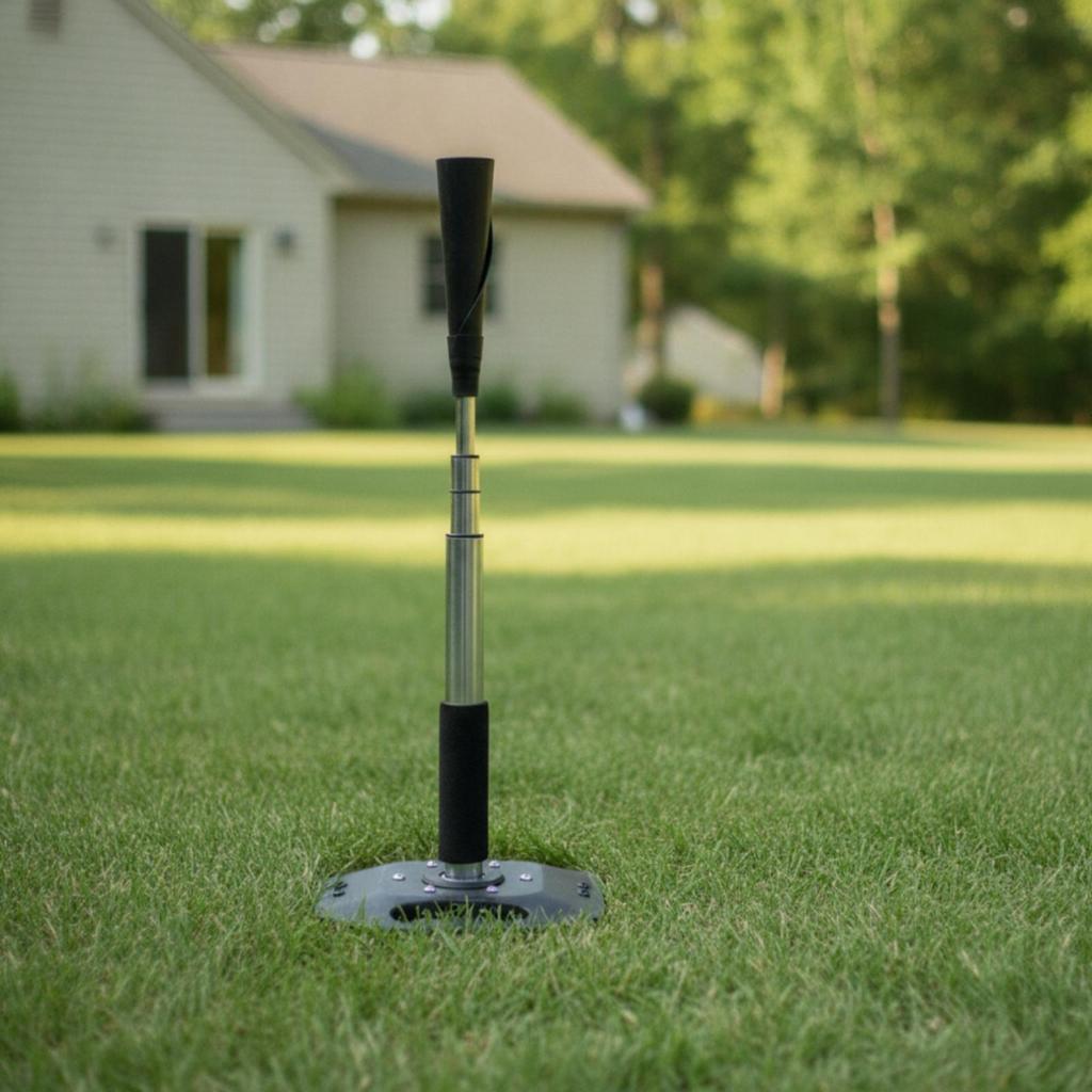 Baseball Batting Tee Weighted Training Aid Portable for Backyard, Hitters