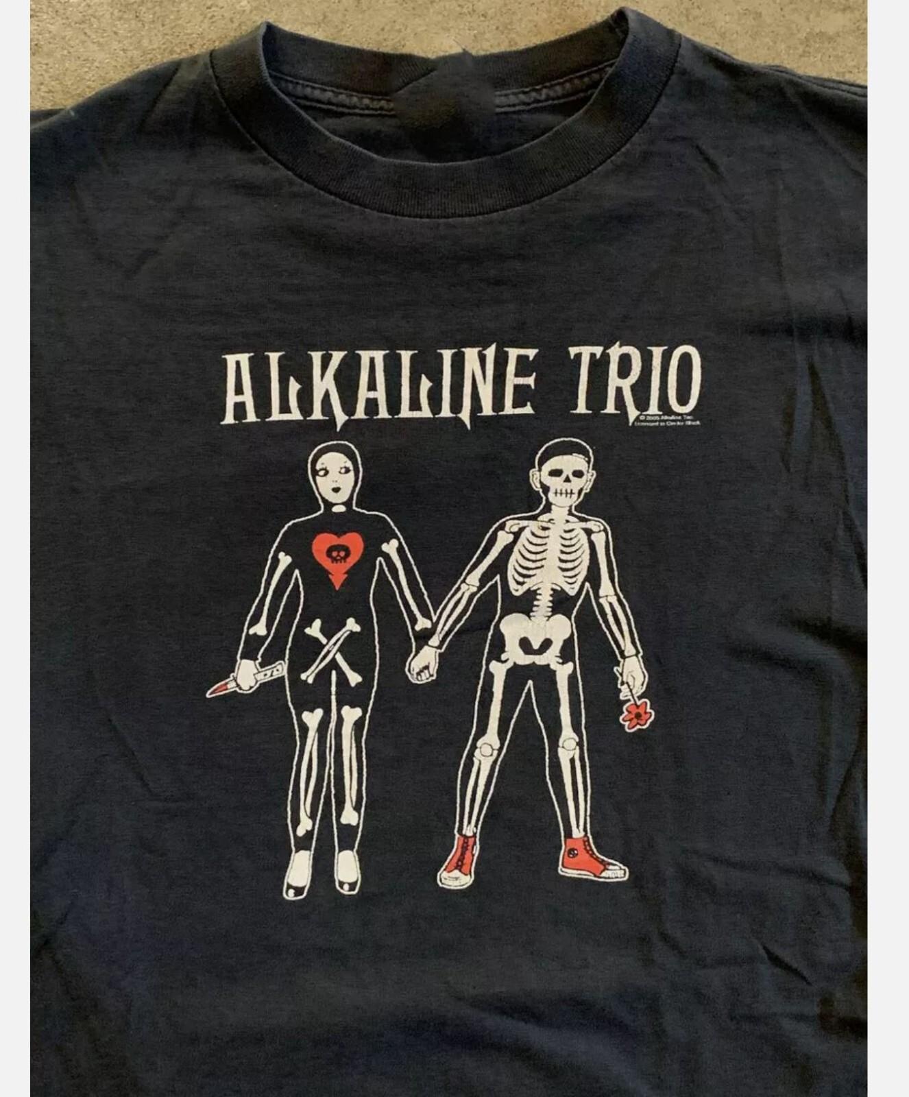 Alkaline Trio 2005 T-Shirt Black Cotton Unisex Short Sleeve All Size S-5XL S