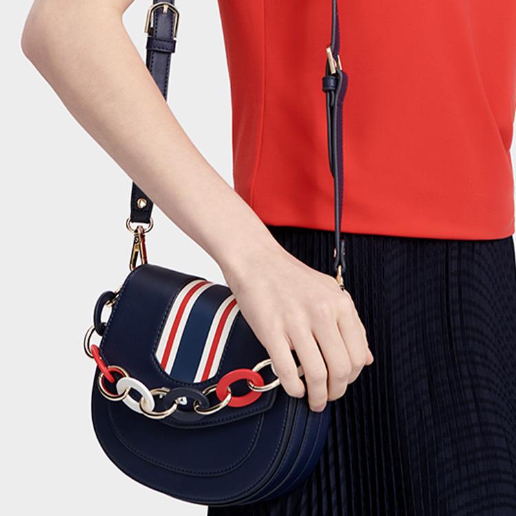 New FILA Polyurethane Crossbody Bags Shoulder Bags Women's Legend Blue F13W321165F-NV