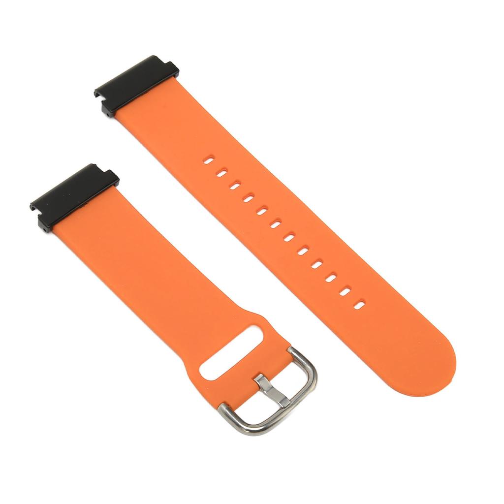 22mm Silicone Watch Band Smart Sports Watch Band Straps Replacement for Garmin Fenix 7 6 5 Orange