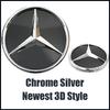 Neu Für Mercedes Benz Für Mercedes Benz A-Klasse W176 2016-2018 A180 A200 A250 Silber Und Schwarz 3D Effekt Stil Frontgrill Stern