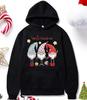 European & American Santa Claus Printed Christmas Hooded Hoodie