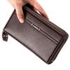 Baellerry Herre Casual Business Dobbel Glidelås Lommebok & Myntpung