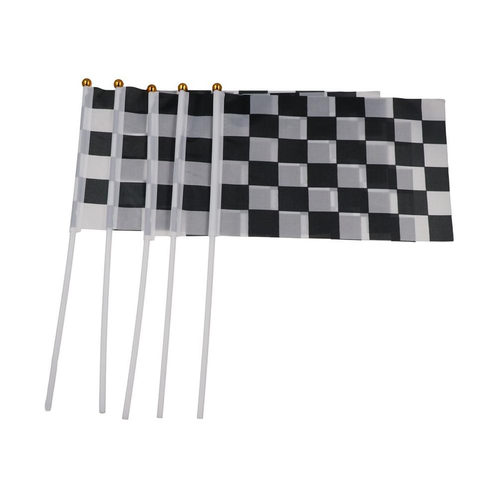 Car Racing Cheer Race Flag Racing Polyester Flags Waving Flags Racer Checkered Flags Check Flag