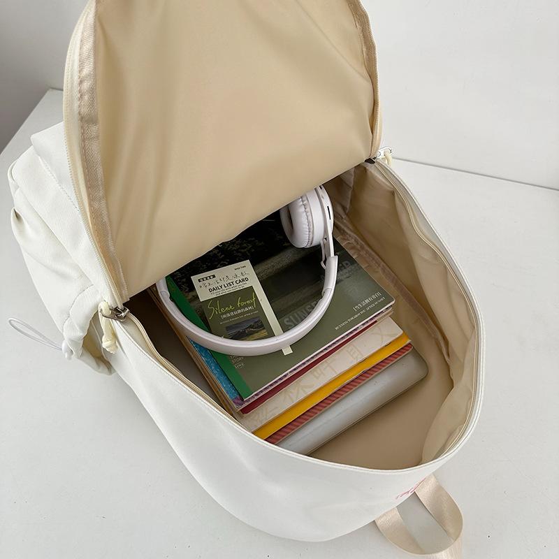 Schoolbag Korean ins new fresh and sweet backpack girl macaron color casual simple lightweight large capacity backpack