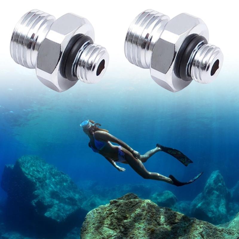 High Pressures Port Adapters Low High Pressures Scubas Diving Swivels Connector for Safe Equipment Integration