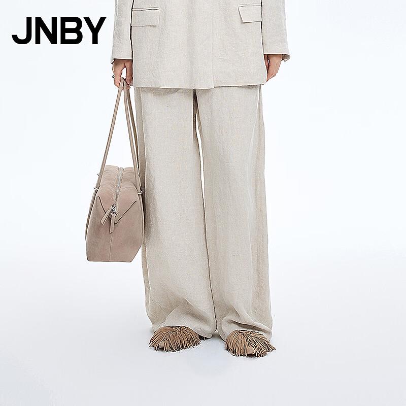 JNBY 2026 Spring Linen Loose Fit Casual Pants