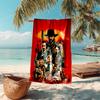 Beach Towel with Red Dead Redemption Pattern - Soft,absorbent,machine Washable Lightweight&Modern,swimming,Travel Essentials