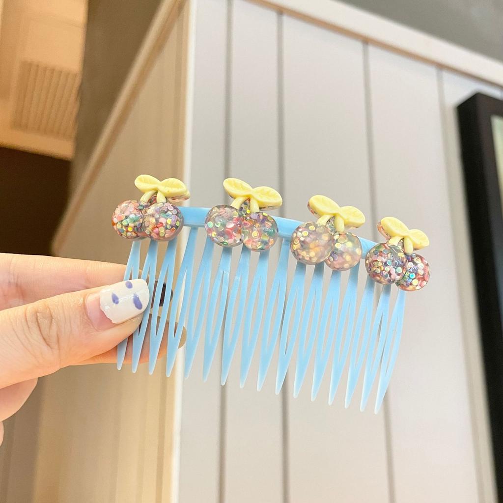 Mode Kinder Haarnadel Kleine Mädchen Pony Gebrochenes Haar Haarnadeln Mädchen Candy Farbe Süße Nette Einsatz Kamm Frauen Haar Zubehör