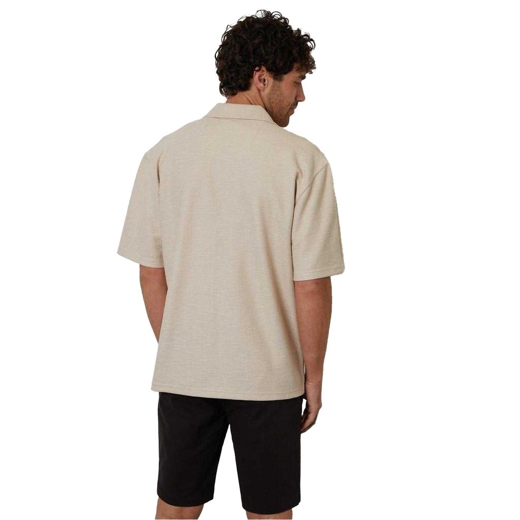 Threadbare Mens Antti Relaxed Fit Short-Sleeved Shirt
