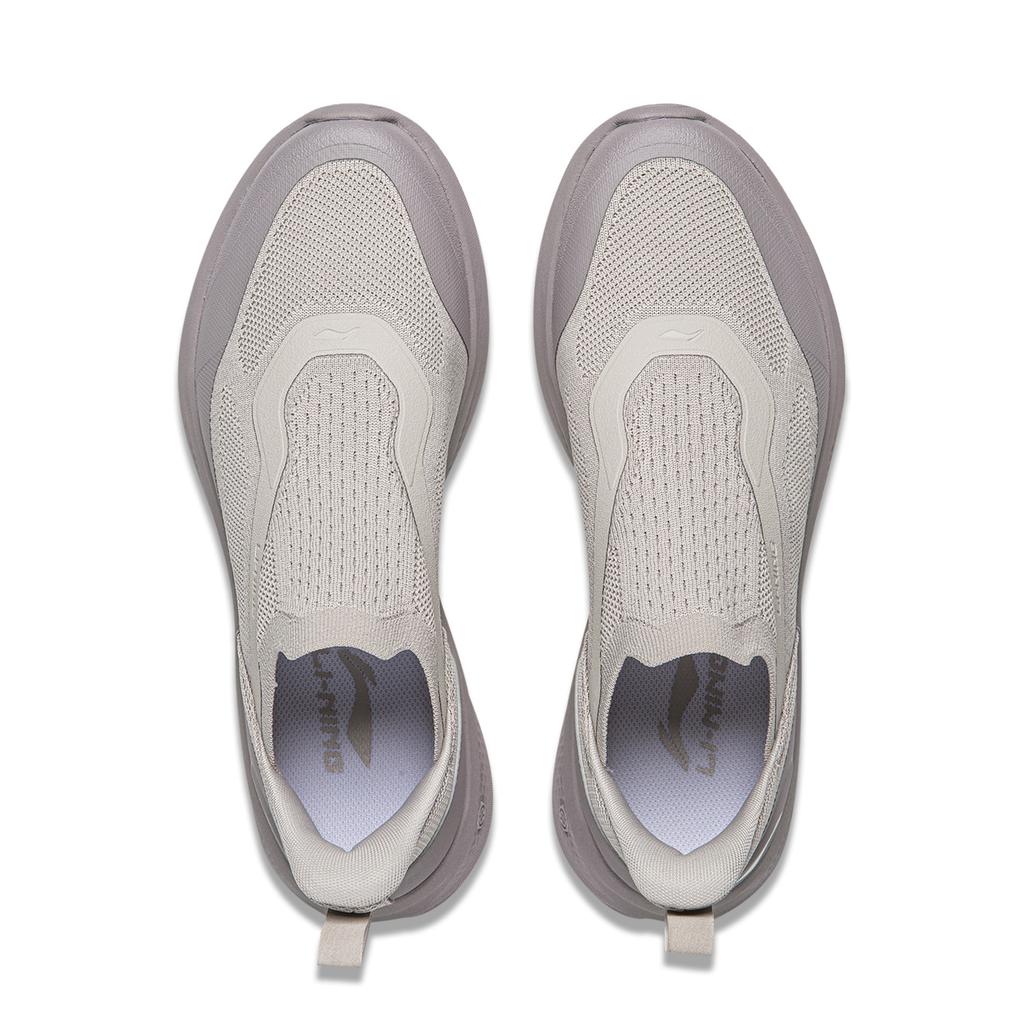 Li Ning Cloud Yi à enfiler Résistant à l'abrasion Respirant Amorti Antidérapant Basse Coupe Chaussures Décontractées Homme Gris AGLW055-4