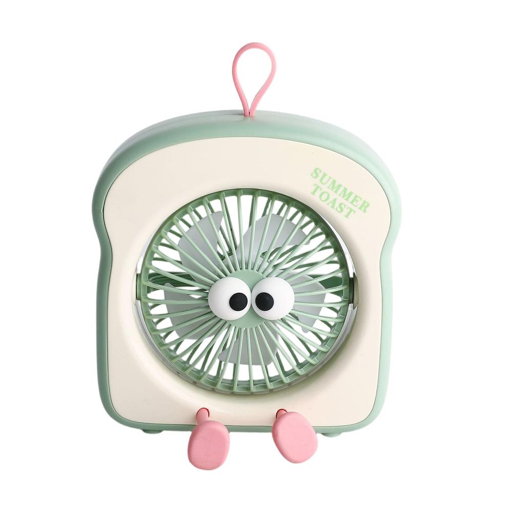 Cartoon USB Desktop Fan – Quiet Portable Table Fan For Kids, Students