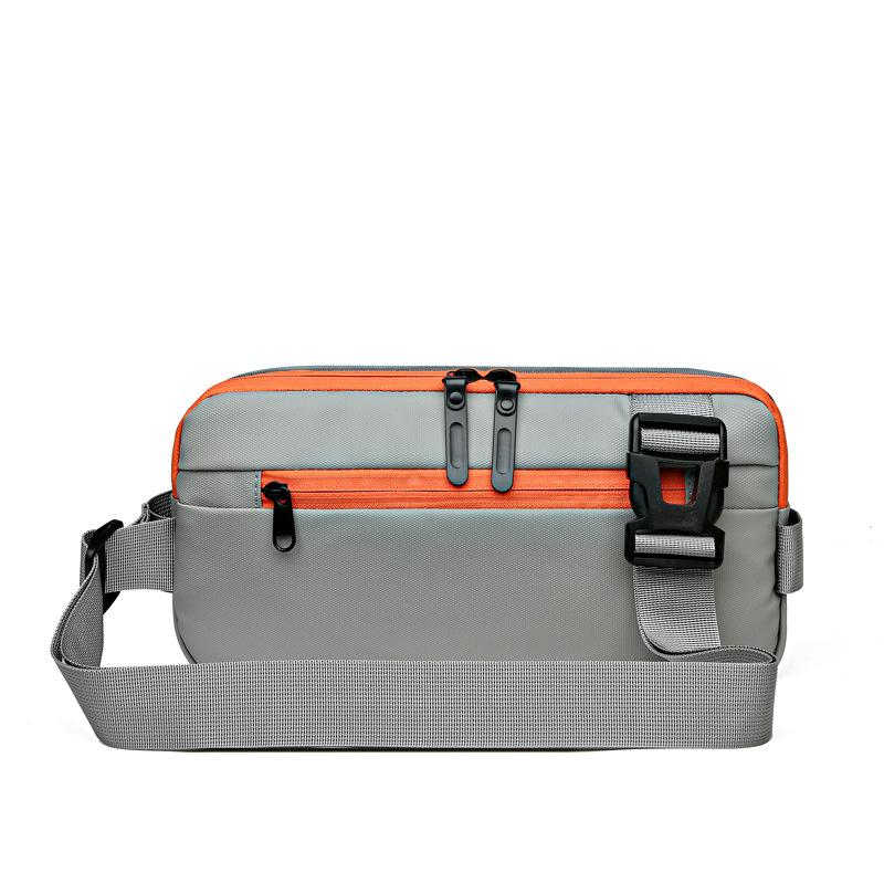 TS JYL laptop bag,Men Waist Pack High End Chest Bag Trendy Single Shoulder Commuter Bag
