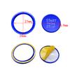 1 Set Car Engine Start Stop Button Cover Decor Ring for A4 S4 A5 S5 A6 S6 A7 S7 A8 S8 Q5 Q7 Car Styling Sticker Accessories