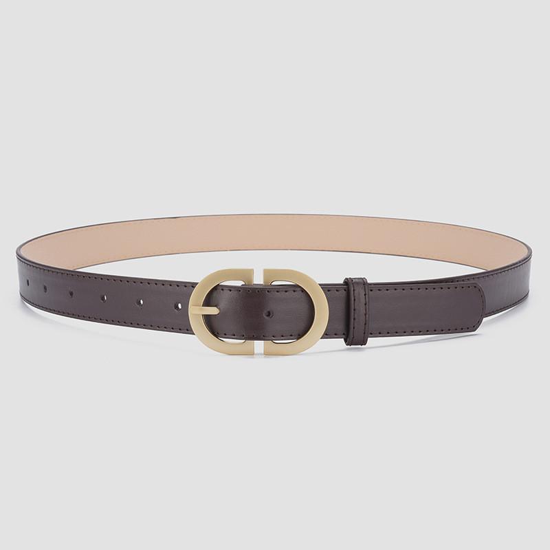 Trendy Minimalist Women's Pu Leather Belt Unique Fashionable Color Options Available