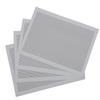 4Pcs Placemat Artificial Leather Rectangular Non Slip Heat Resist Elegant Table Mat 40x30cm
