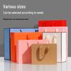 Women's Clothing Store Christmas Gift Bag - Large Kraft Paper Handbag with Logo Print