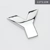 Custom 3D Car Number Alphabet Stickers Zinc Alloy Metal Chrome Emblem Scratch Proof Durable for Auto Badge Motorcycle Laptop Decor