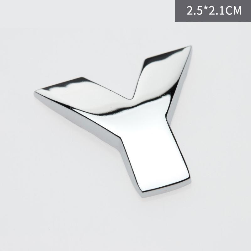 Custom 3D Car Number Alphabet Stickers Zinc Alloy Metal Chrome Emblem Scratch Proof Durable for Auto Badge Motorcycle Laptop Decor