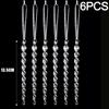 Clear Crystal Snowflake Icicle Pendants Acrylic Shiny DIY Christmas Tree Hanging Ornament Navidad New Year Party Home Decoration