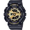 Casio Baby-G BA-110X-1A Women's Watch Black Gold Analog Timepiece