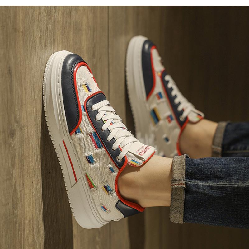 Summer Men Outdoors Canvas Breathable Casual Shoes Comfort Sports White Shoes Flat Bottom Casual Sneakers Zapatillas Hombre