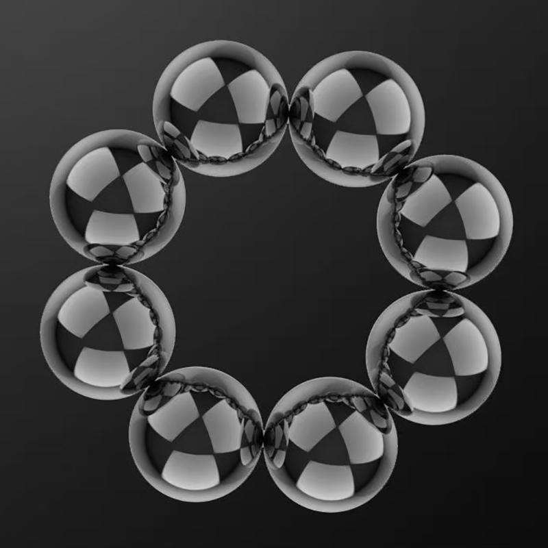 Factory Outlet Magnet Ball Black Sphere Ferrite Magnetic Ball Magnetic Palm Stone Bracelet Beads Polishing Ball Game Men Jewelry