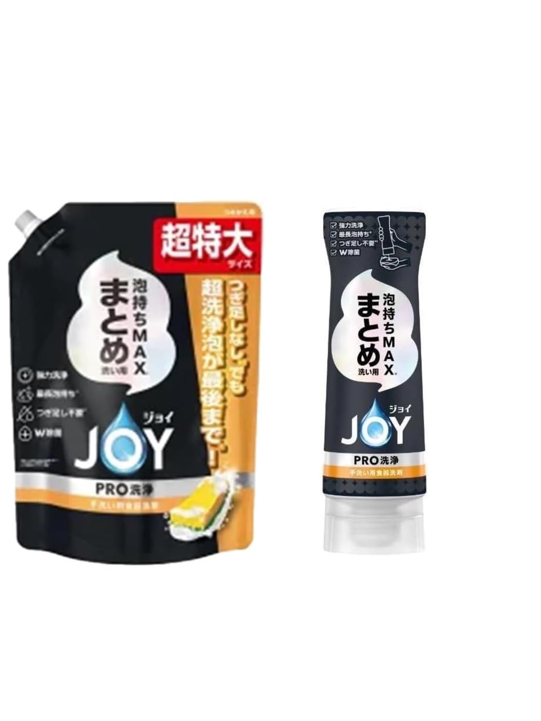 

Средство для мытья посуды Joy PRO, сменный блок для мытья посуды, большой объем 920 мл, перевернутый флакон, набор из 2 шт. [Оптовая покупка] +