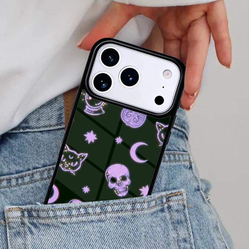Gothic Halloween Funda Phone Case for iPhone 16e 15 14 13 12 17 Pro Max Plus Air 17pro Cover Coque