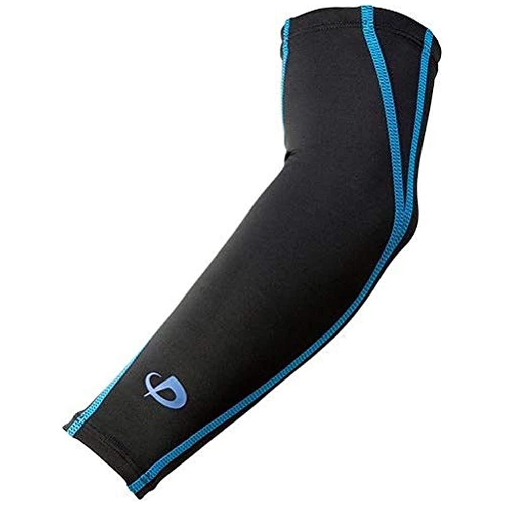 

Phiten Sports Sleeves X30 For Arms 2 Pieces Black x Blue M Size Black/Blue