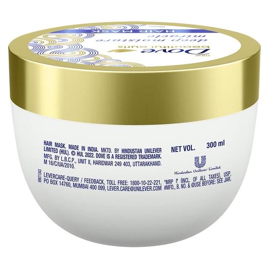 Dove Beautiful Curls Masque Capillaire Miracle Hydratation Profonde Parfum Floral Pour Cheveux Bouclés 300 Millilitres