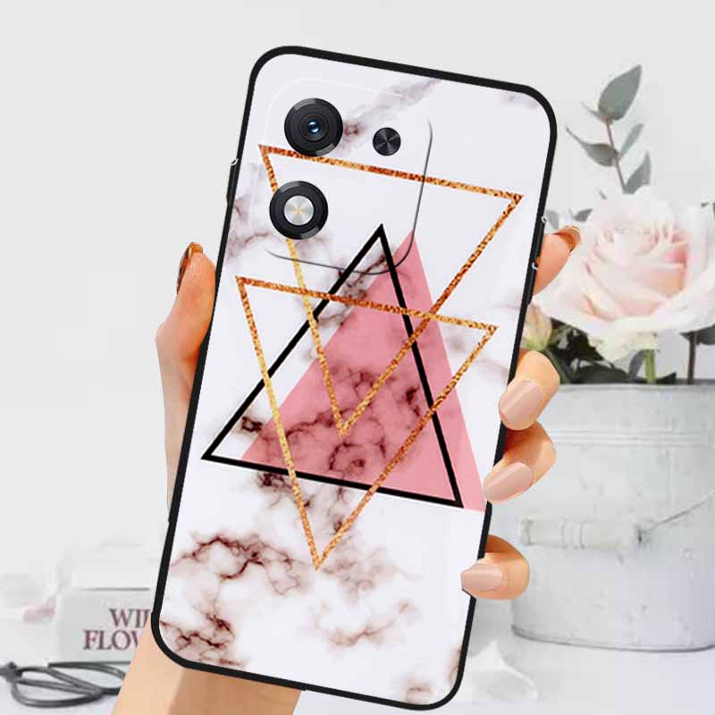 For Honor X70i 5G Case Luxury Marble Silicone Soft Phone Covers for Honor X70i 5G Protective TPU Back Shells ABR-AN00 Coque Capa