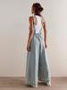 Women's Loose Wide-Leg Denim Overalls