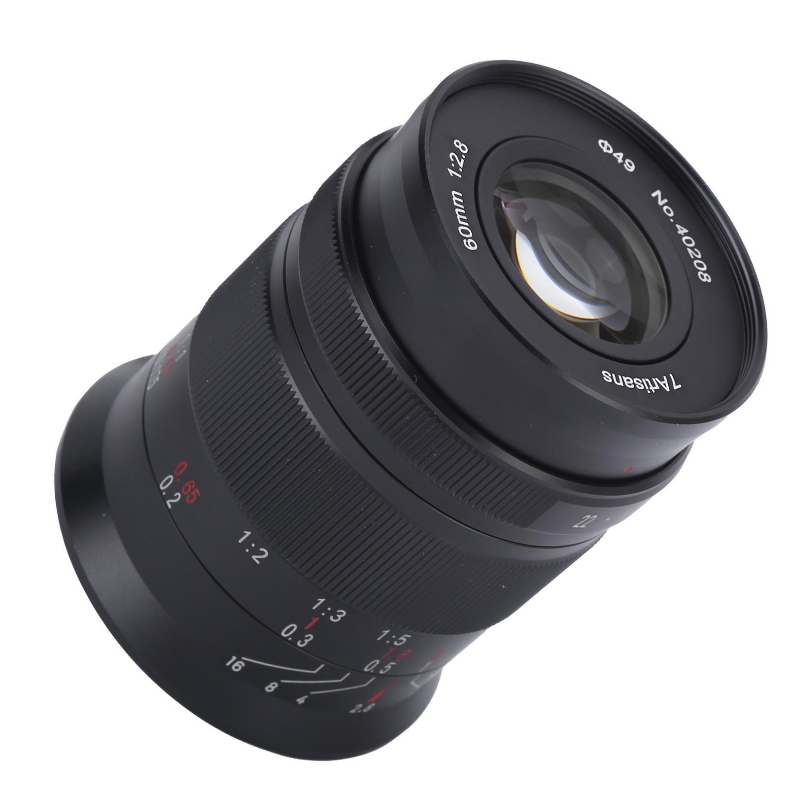 

7Artisans 60 мм F2.8 II M43 Mount Прочный полукадровый макрообъектив для камеры Olympus EPM1 EPM2