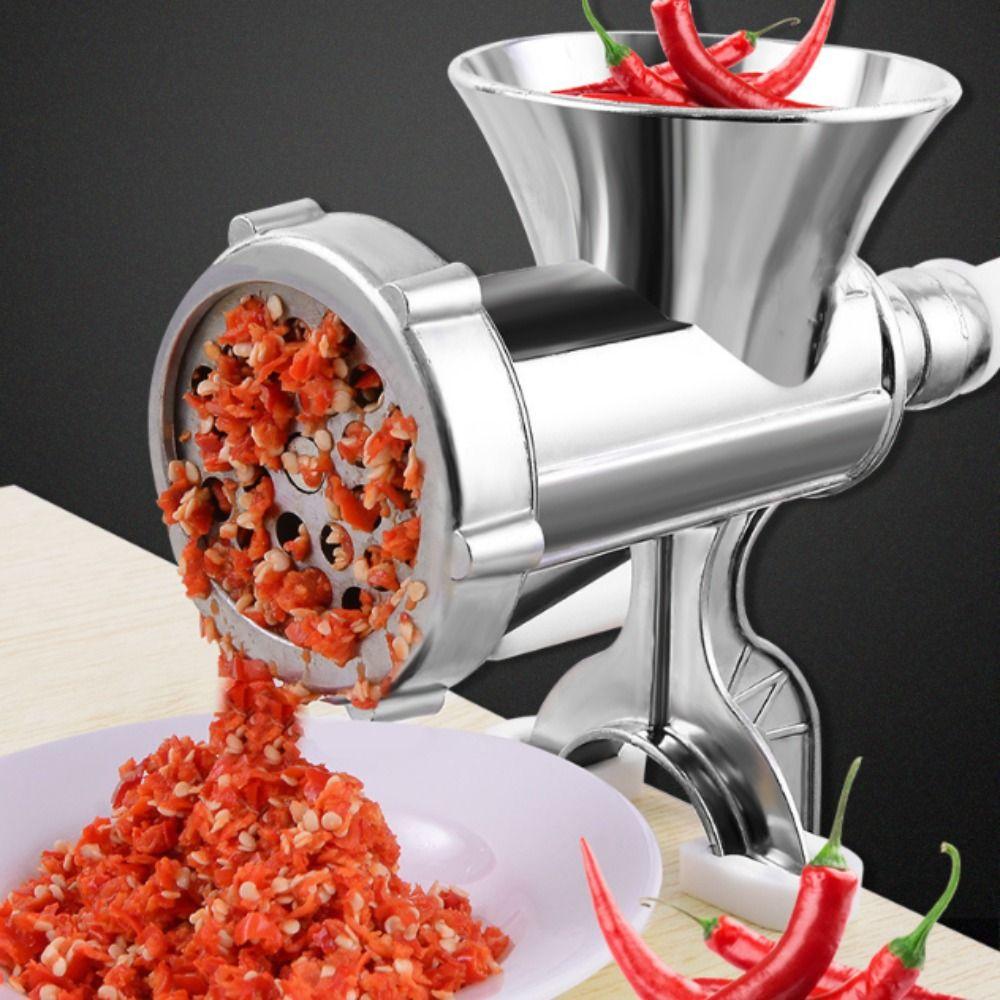 Non-Slip Manual Meat Grinder Hand Crank Meat Mincer Multifunctional Enema Machine  Kitchen