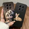 Cute Cats Cover For Poco M8 Pro 5G Phone Case Soft Protective Black Funda For Poco M 8 M8Pro Untra Thin Durable Back Covers Capa