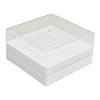 Professional Manicure Tool Storage Case 100 Slot Clear Lid Organizer Nail Drill Bits Accessories for Women and Men