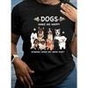 Camiseta Dogs Make Me Happy Humans Make My Head Hurt