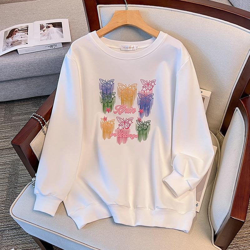 Loose-Fit Autumn Hoodie 200/350 Jin, Available In Large Sizes: 150/160/170