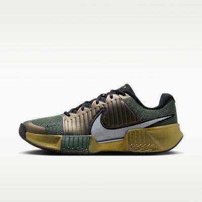 Nike GP Challenge Pro Tennis Shoes Men's Low Top Green Camouflage/Meta