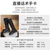 Leather Knight Boots Women's 2025 Autumn New Thick-soled Heightening Boots Casual Versatile Boots Fashion Women's Boots Trend