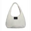 Sio Ribbon Fluffy Shoulder Bag [Ivory]