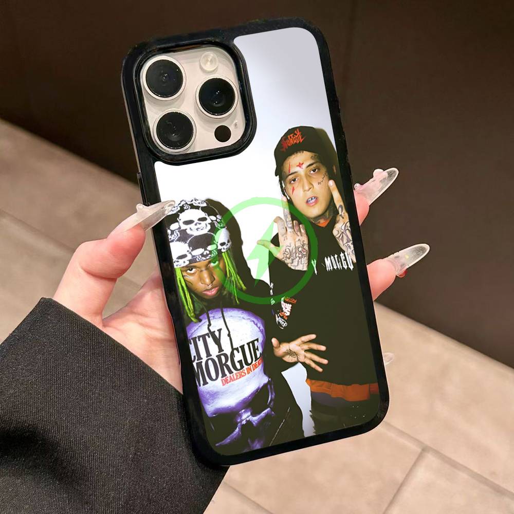 

C-City M-Morgue Zillakami Черный Для Magsafe Магнитный Чехол Для Телефона Для IPhone 16 15 17 Pro Max 11 12 13 14 Plus Чехол iPhone 13 pro