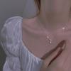 Teardrop Cubic Zirconia Pendant Necklace for Women