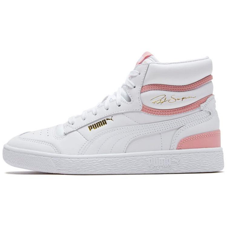 PUMA Ralph Sampson Mid  White Bridal Rose  Men s 370847-07 EU 35.5