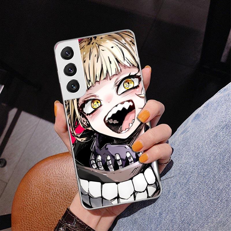 Himiko Toga Waifu Anime Phnoe Case for Samsung Galaxy S26 S25 Edge S23 S24 Ultra S22 Plus S21 S20 FE Unique Cover Soft Coque Gal